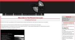 Desktop Screenshot of privateeyeclinic.com